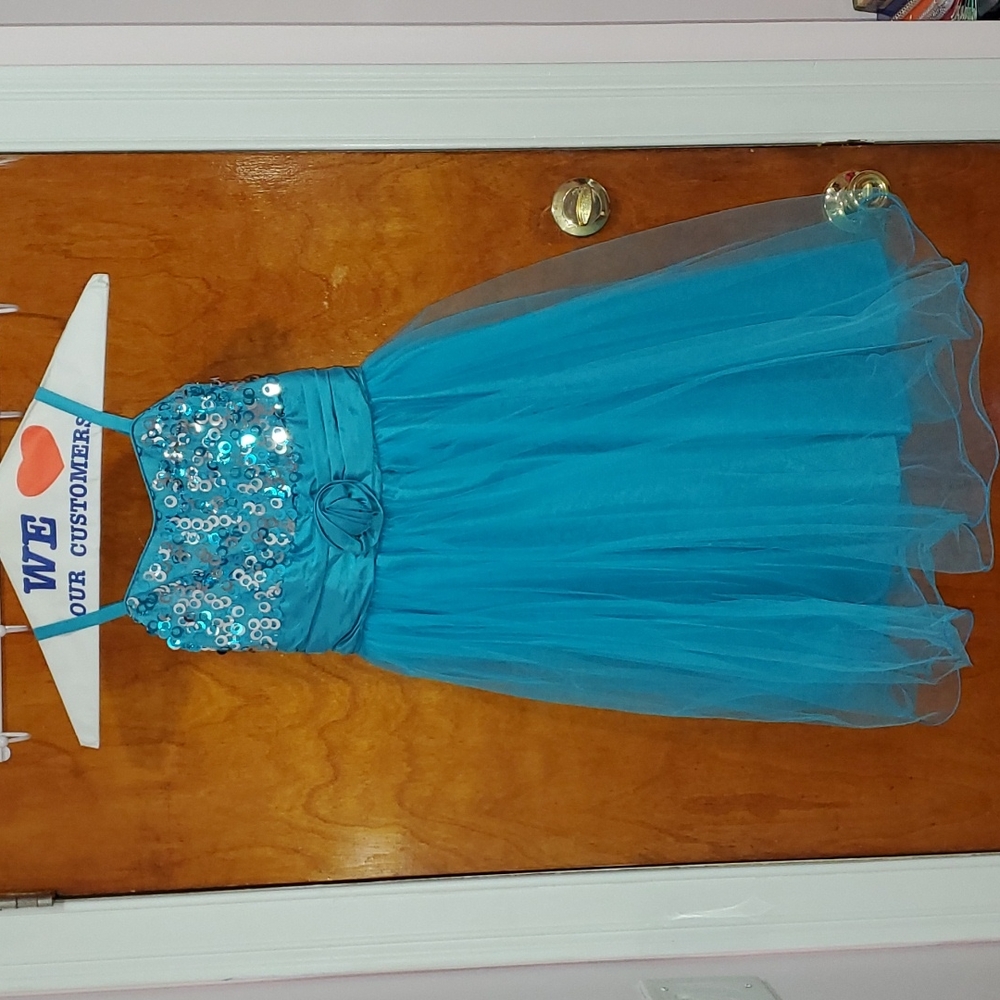 Kids World of USA Turquoise Dress